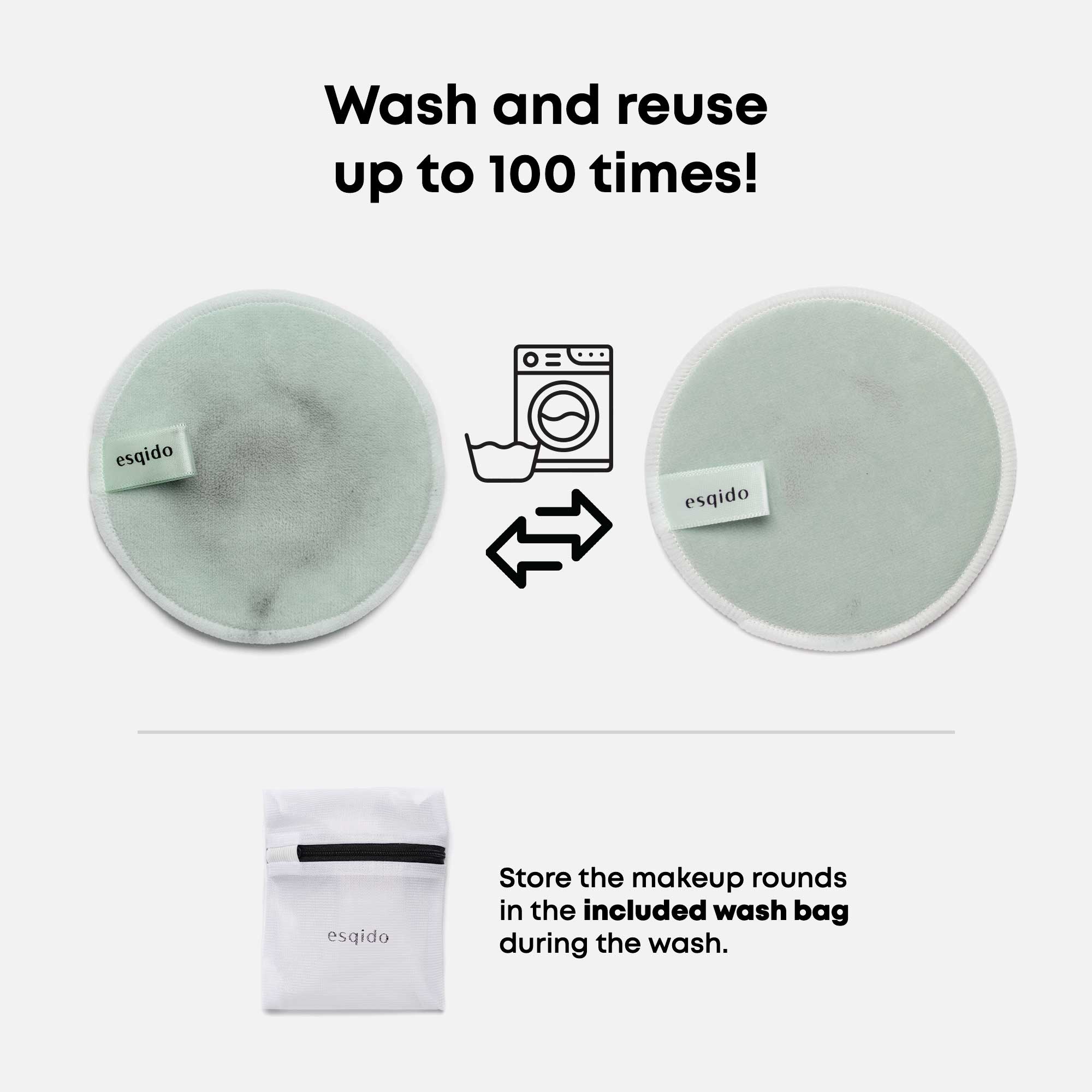 Reusable Makeup Rounds (5 rounds)