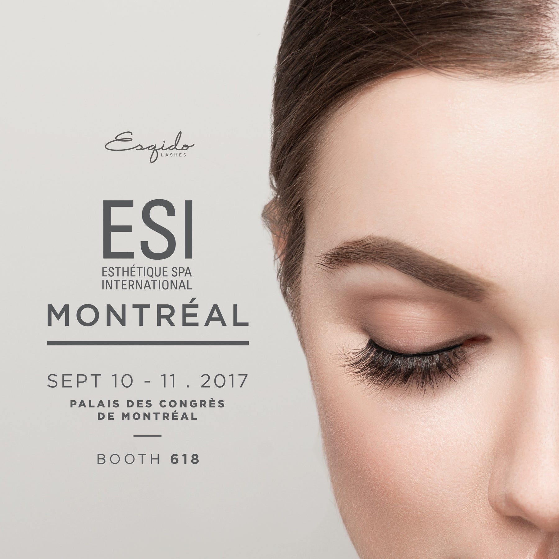 ESI Montreal 2017 with Esqido Lashes